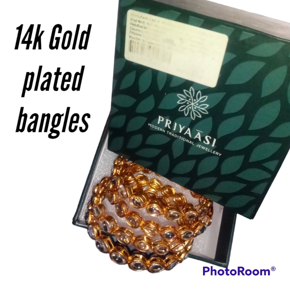 Priyaasi Gold Plated Bangles